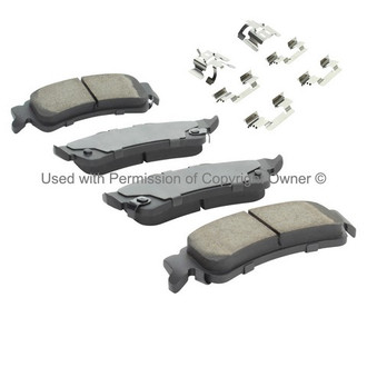 Quality-Built® - Black Series New Ceramic Rear Disc Brake Pads