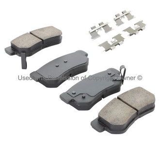 Quality-Built® - Black Series New Ceramic Rear Disc Brake Pads