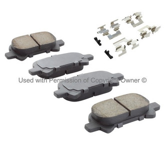 Quality-Built® - Black Series New Ceramic Rear Disc Brake Pads
