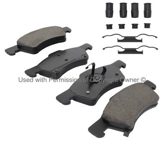 Quality-Built® - Black Series New Semi-Metallic Front Disc Brake Pads