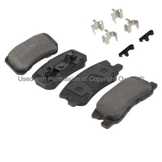 Quality-Built® - Black Series New Ceramic Rear Disc Brake Pads