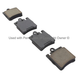 Quality-Built® - Black Series New Ceramic Rear Disc Brake Pads