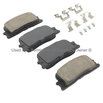 Quality-Built® - Black Series New Ceramic Rear Disc Brake Pads