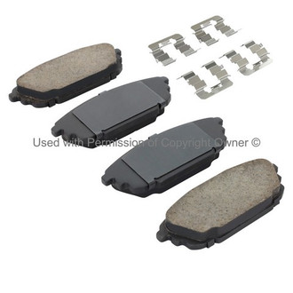 Quality-Built® - Black Series New Ceramic Rear Disc Brake Pads