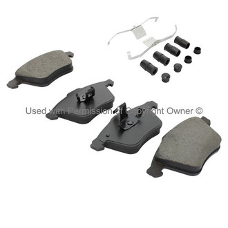 Quality-Built® - Black Series New Semi-Metallic Front Disc Brake Pads
