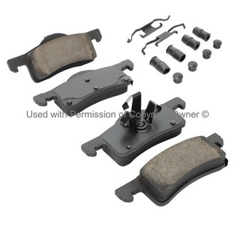 Quality-Built® - Black Series New Ceramic Rear Disc Brake Pads