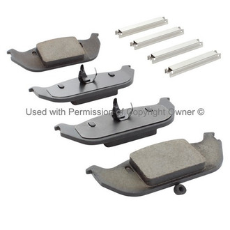 Quality-Built® - Black Series New Ceramic Rear Disc Brake Pads