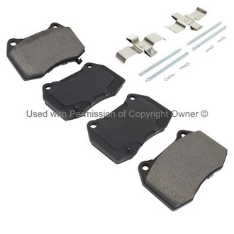 Quality-Built® - Black Series New Semi-Metallic Front Disc Brake Pads