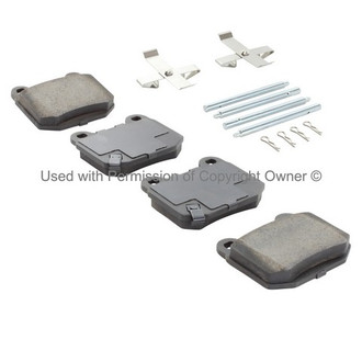 Quality-Built® - Black Series New Ceramic Rear Disc Brake Pads