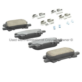 Quality-Built® - Black Series New Ceramic Rear Disc Brake Pads