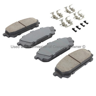 Quality-Built® - Black Series New Ceramic Rear Disc Brake Pads