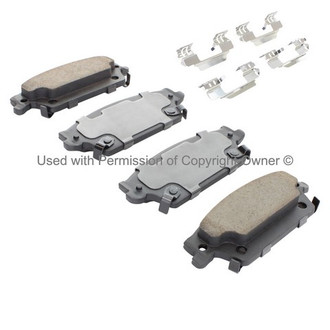 Quality-Built® - Black Series New Ceramic Rear Disc Brake Pads