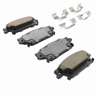 Quality-Built® - Black Series New Semi-Metallic Rear Disc Brake Pads