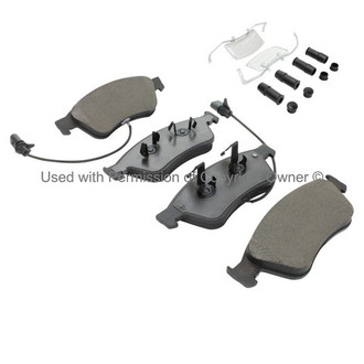 Quality-Built® - Black Series New Semi-Metallic Front Disc Brake Pads