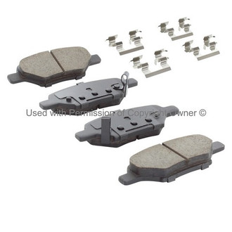 Quality-Built® - Black Series New Ceramic Rear Disc Brake Pads