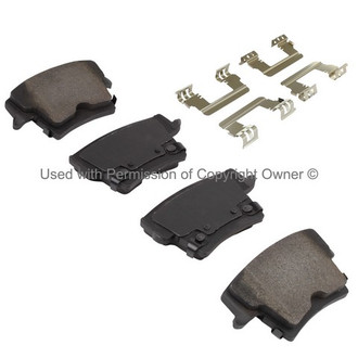 Quality-Built® - Black Series New Ceramic Rear Disc Brake Pads