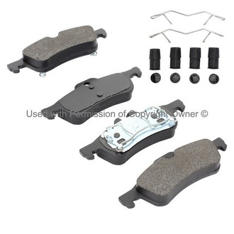 Quality-Built® - Black Series New Semi-Metallic Rear Disc Brake Pads