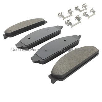 Quality-Built® - Black Series New Ceramic Front Disc Brake Pads
