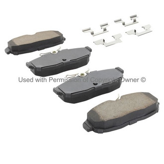 Quality-Built® - Black Series New Ceramic Rear Disc Brake Pads