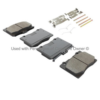 Quality-Built® - Black Series New Semi-Metallic Front Disc Brake Pads