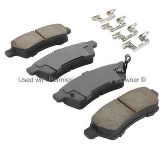 Quality-Built® - Black Series New Ceramic Rear Disc Brake Pads