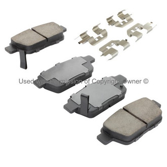 Quality-Built® - Black Series New Ceramic Rear Disc Brake Pads