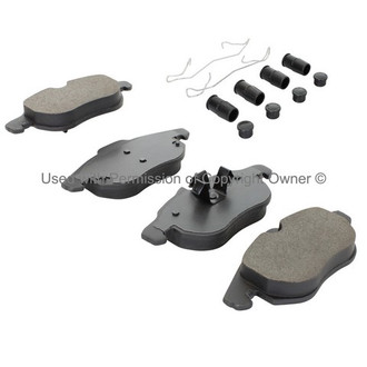 Quality-Built® - Black Series New Ceramic Front Disc Brake Pads