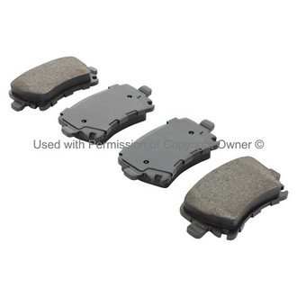 Quality-Built® - Black Series New Semi-Metallic Rear Disc Brake Pads