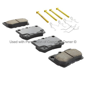 Quality-Built® - Black Series New Ceramic Rear Disc Brake Pads