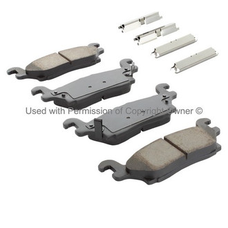 Quality-Built® - Black Series New Ceramic Rear Disc Brake Pads