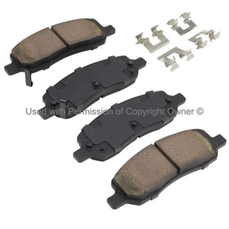 Quality-Built® - Black Series New Semi-Metallic Rear Disc Brake Pads