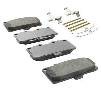 Quality-Built® - Black Series New Semi-Metallic Front Disc Brake Pads