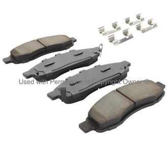 Quality-Built® - Black Series New Ceramic Front Disc Brake Pads