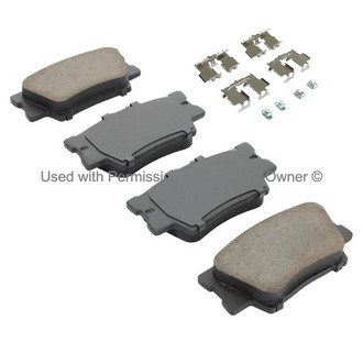 Quality-Built® - Black Series New Ceramic Rear Disc Brake Pads