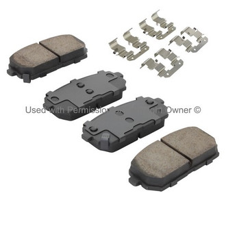 Quality-Built® - Black Series New Ceramic Rear Disc Brake Pads