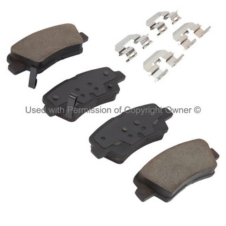 Quality-Built® - Black Series New Ceramic Rear Disc Brake Pads