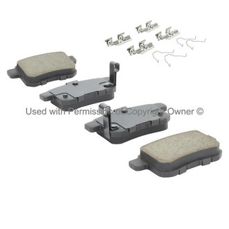 Quality-Built® - Black Series New Ceramic Rear Disc Brake Pads