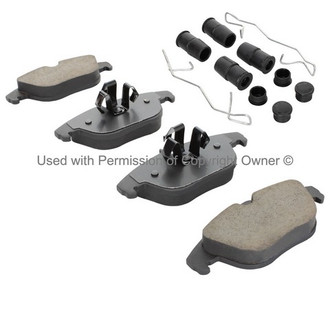 Quality-Built® - Black Series New Ceramic Rear Disc Brake Pads