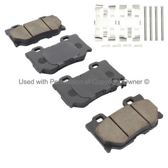 Quality-Built® - Black Series New Ceramic Rear Disc Brake Pads