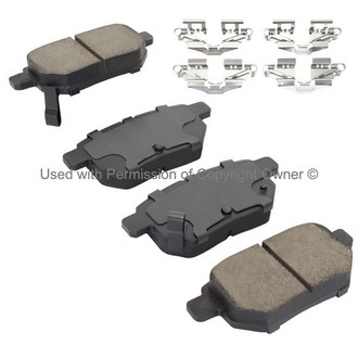Quality-Built® - Black Series New Ceramic Rear Disc Brake Pads