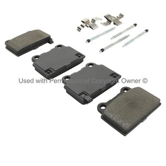 Quality-Built® - Black Series New Semi-Metallic Rear Disc Brake Pads