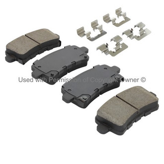 Quality-Built® - Black Series New Ceramic Rear Disc Brake Pads