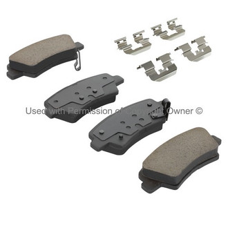 Quality-Built® - Black Series New Ceramic Rear Disc Brake Pads