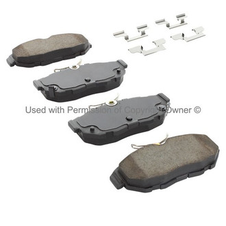 Quality-Built® - Black Series New Ceramic Rear Disc Brake Pads