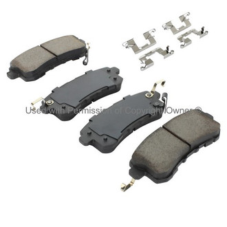 Quality-Built® - Black Series New Ceramic Rear Disc Brake Pads