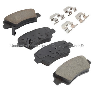 Quality-Built® - Black Series New Ceramic Rear Disc Brake Pads