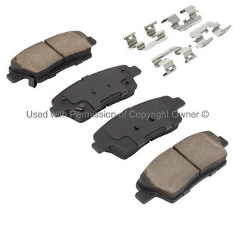 Quality-Built® - Black Series New Ceramic Rear Disc Brake Pads