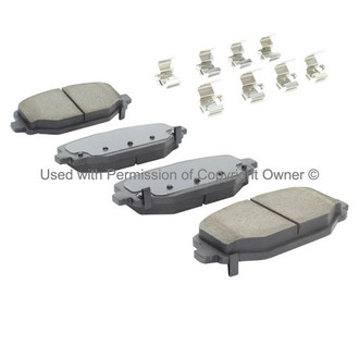 Quality-Built® - Black Series New Ceramic Rear Disc Brake Pads