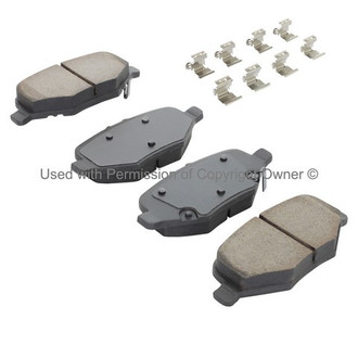 Quality-Built® - Black Series New Ceramic Rear Disc Brake Pads