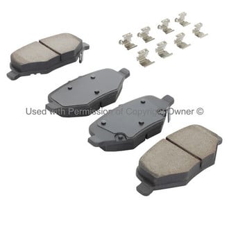 Quality-Built® - Black Series New Semi-Metallic Rear Disc Brake Pads